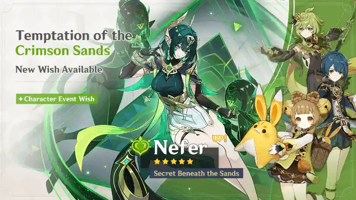 بنر کارکتر گنشین ایمپکت | سیستم گاشا