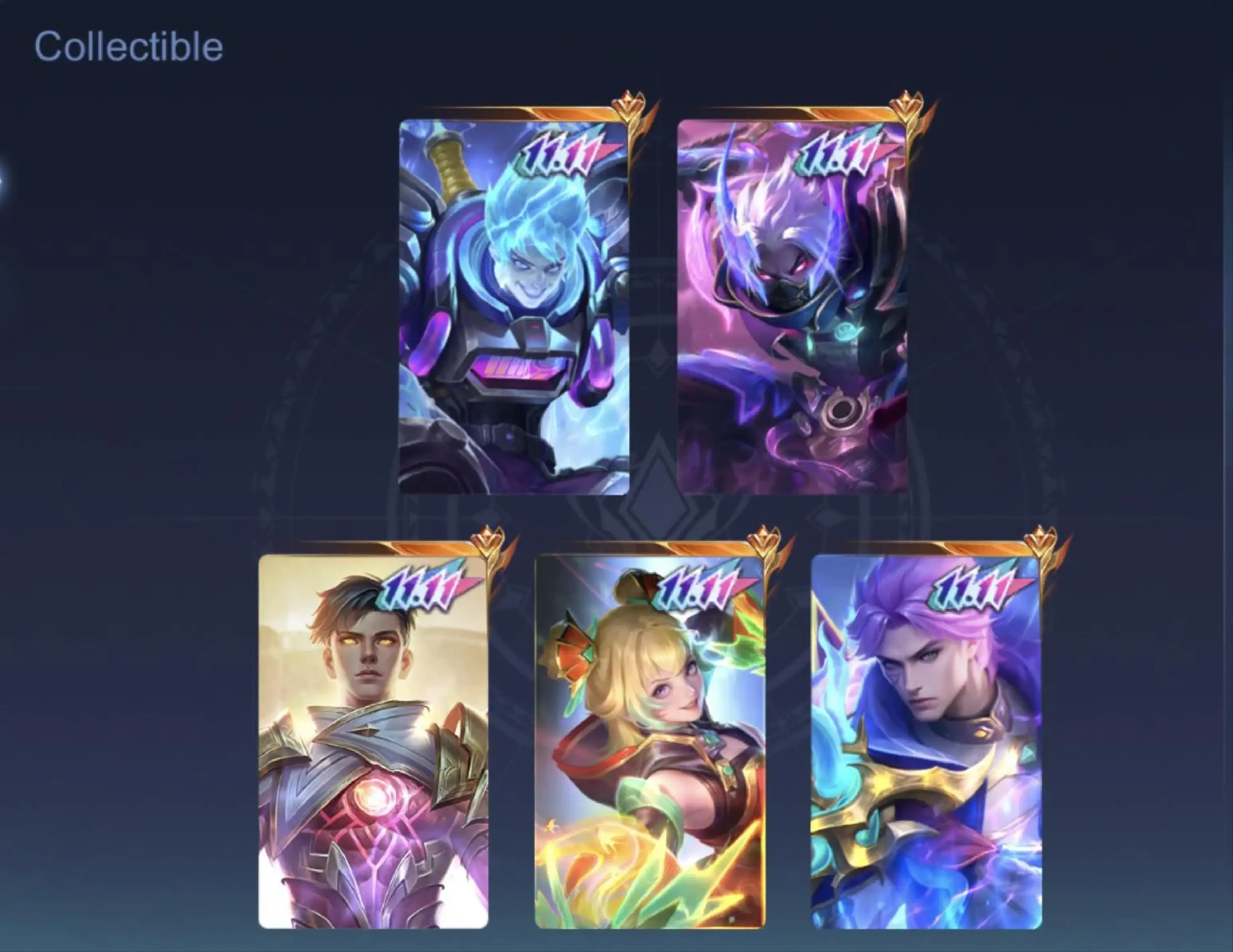 اسکین های 11.11 موبایل لجند