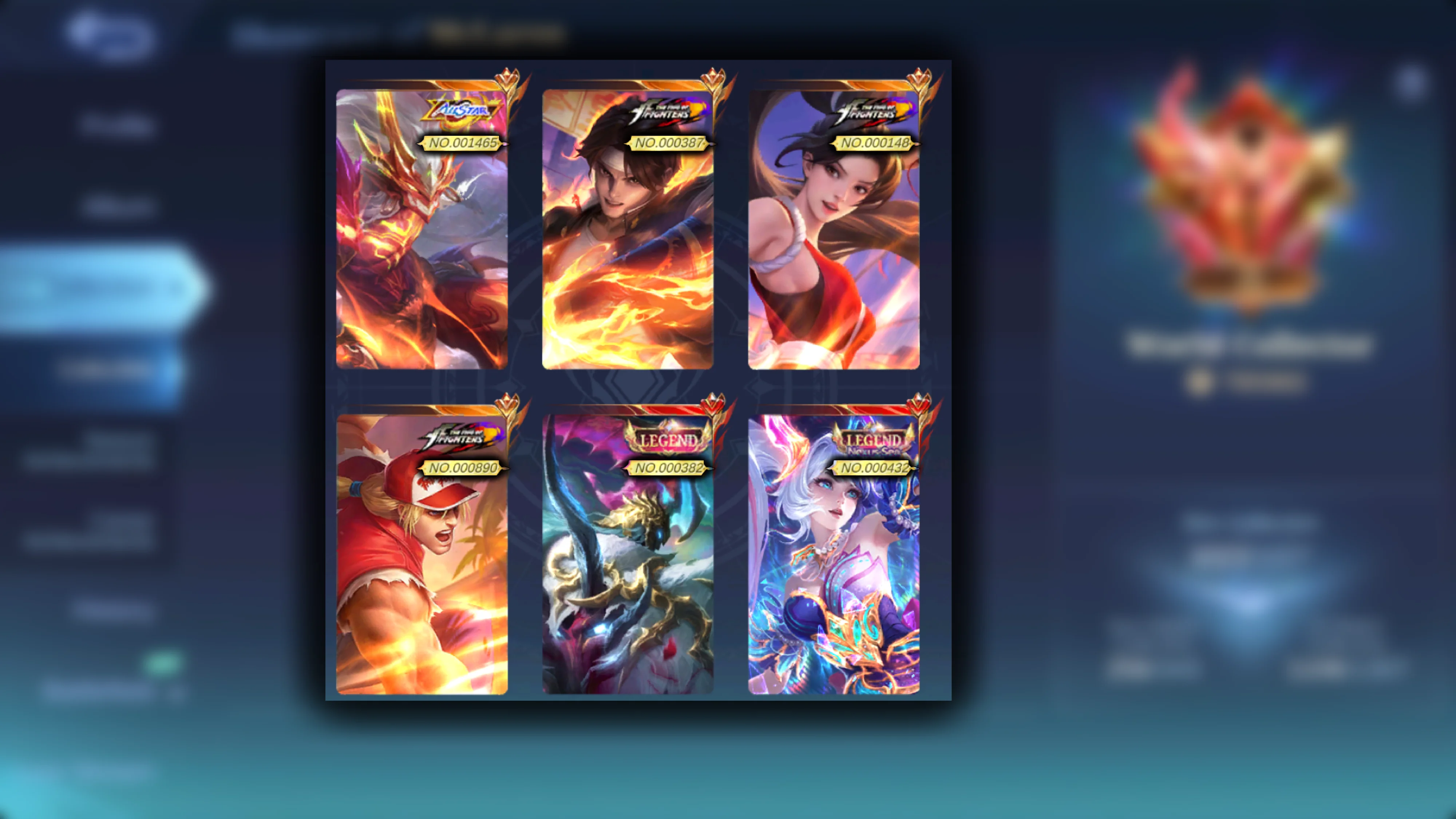 تگ طلایی اسکین لجند لیلا