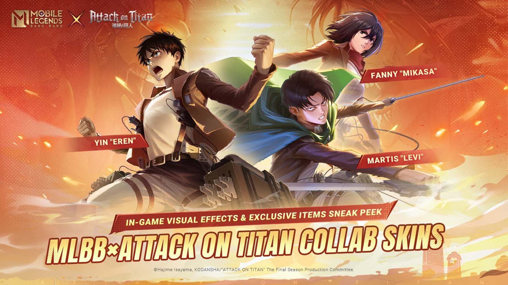 Mobile Legends x Attack on Titan